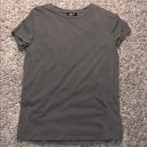 NEVER WORN!!! Top shop plain dark gray tee
